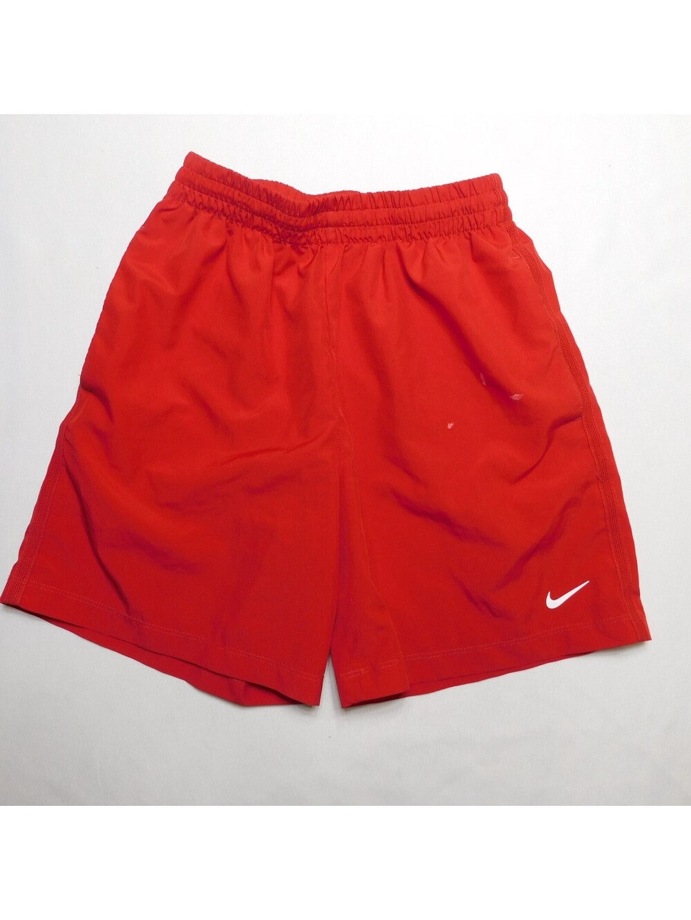 Nike Men's Size M Dri-Fit Athletic Shorts Red Gym Running Training Heat Press